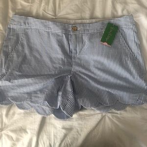 Lilly Pulitzer Buttercup Short | Blue Seersucker